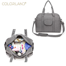 Load image into Gallery viewer, Lulliby™ Colorland Travel Baby Diaper Bag | Large Maternity Travel Bag & Nappy Organizer