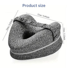 Load image into Gallery viewer, Lulliby™ Cooling Ergonomic Knee &amp; Leg Pillow for Side Sleepers &amp; Pregnancy | Breathable Orthopedic Support
